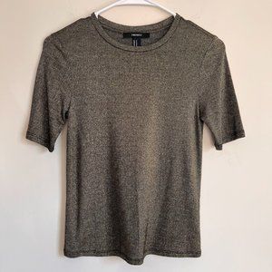 Forever 21 Medium Metallic Top, Contemporary Collection